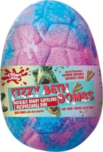 Chlapu Chlap CHLAPU CHLAP Musująca Bomba kąpielowa Jajo Dinozaura z niespodzianką - wata cukrowa 140g 2