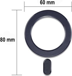 4kom.pl Blaszka magnetyczna Pierścień Uchwyt Magmat MagSafe Univerall Magnetic Ring Black 14