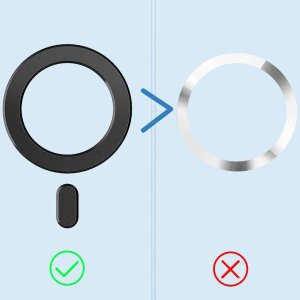 4kom.pl Blaszka magnetyczna Pierścień Uchwyt Magmat MagSafe Univerall Magnetic Ring Black 19