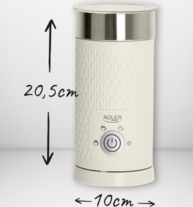 Spieniacz do mleka Adler Kremowy (AD 4495) 22