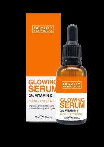 Beauty Formulas BEAUTY F TWARZ Serum 2%Wit.C rozjaśniające 30ml 2