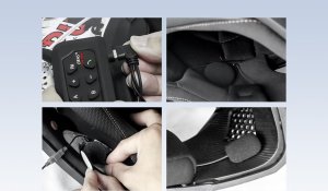 Słuchawka Ejeas V4 Plus Interkom Motocyklowy z Bluetooth i FM 3