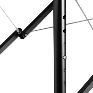 Activeshop Stół składany do masażu aluminiowy komfort Activ Fizjo 2 segmentowe róż czarne aluminium 11