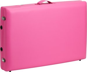 Activeshop Stół składany do masażu drewniany Komfort Activ Fizjo 2 segmentowe róż czarne drewno 14