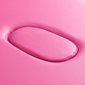 Activeshop Stół składany do masażu drewniany Komfort Activ Fizjo 2 segmentowe róż czarne drewno 8