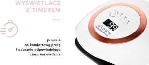 Lampa do paznokci Activeshop Lampa UV LED Glow V1 168W złota 13