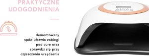 Lampa do paznokci Activeshop Lampa UV LED Glow V1 168W złota 15