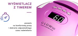 Lampa do paznokci Activeshop Lampa UV LED Glow F2 RN 220W 12