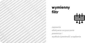 Activeshop Pochłaniacz pyłu kasetowy Momo J007 48W 14