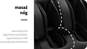 Activeshop Sakura fotel masujący Standard 801 czarno-czerwony 23