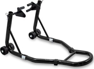 Bituxx Stojak motocyklowy podnośnik na motor uchwyt gumowy przednie koło 250kg 5