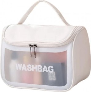 eCarla Kosmetyczka rozkładana WASHBAG kuferek biały KS46B 1