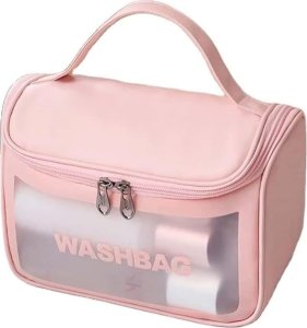eCarla Kosmetyczka rozkładana WASHBAG kuferek biały KS46B 6