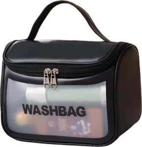 eCarla Kosmetyczka rozkładana WASHBAG kuferek czarny KS46CZ 1