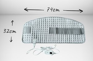 Adler Pas grzewczy na lędźwie AD 7437 szary 16