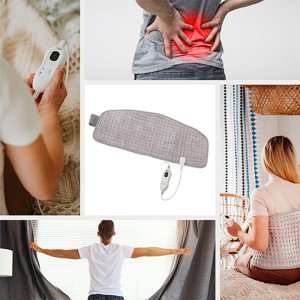 Adler Pas grzewczy na lędźwie AD 7437 szary 17