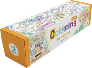 Dodo KOLOROWANKA W ROLCE "DINOZAURY" KOMPAKTOWA KOLOROWANKA DLA NAJMŁODSZYCH 5