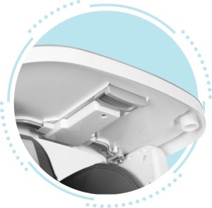 Ecotoys Fotelik krzesełko do karmienia dzieci 3w1 składany ECOTOYS 5