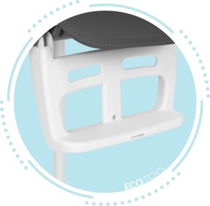 Ecotoys Fotelik krzesełko do karmienia dzieci 3w1 składany ECOTOYS 6