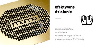 Activeshop Pochłaniacz pyłu do zabudowy Momo S-41 złoty 9