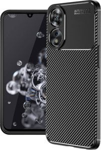 Nexeri Etui OPPO A58 5G Pancerne Shockproof Nexeri Carbon Fiber czarne 1