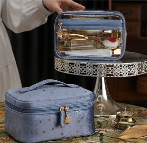 eCarla Kosmetyczka rozkładana z wkładem 2w1 kuferek KS97N 3