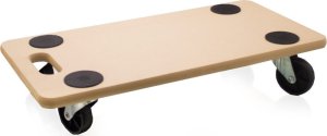 Wózek narzędziowy Bituxx Wózek transportowy do 200kg płyta mdf 58x28,5cm do przewożenia na kółkach 11