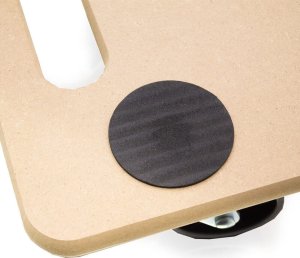 Wózek narzędziowy Bituxx Wózek transportowy do 200kg płyta mdf 58x28,5cm do przewożenia na kółkach 4