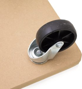 Wózek narzędziowy Bituxx Wózek transportowy do 200kg płyta mdf 58x28,5cm do przewożenia na kółkach 5