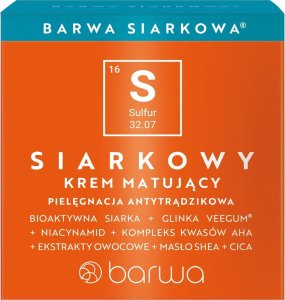 Barwa Siarkowa krem matujący do twarzy 50ml 1