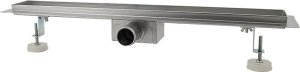 Bituxx Odpływ liniowy prysznicowy 150cm na płytkę ze stali nierdzewnej Befliesbar 23