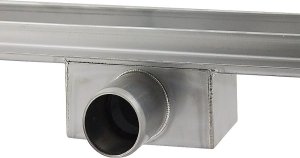 Bituxx Odpływ liniowy prysznicowy 150cm na płytkę ze stali nierdzewnej Befliesbar 28