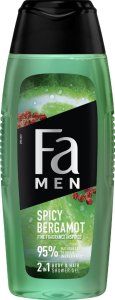 Schwarzkopf H FA MEN SPICY BERGAMOT 400 ML żel pod prysznic 2