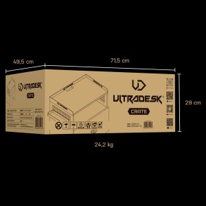 Ultradesk Ultradesk CRATE szafka uniwersalna, czarna 11