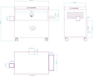 Ultradesk Ultradesk CRATE szafka uniwersalna, czarna 10