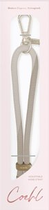 Uniq UNIQ Coehl Laurel Handstrap uniwersalny sznurek do telefonu na rękę kremowy/ivory 8