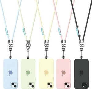 Usams USAMS Uniwersalna smycz do telefonu 1,2m czarny/black ZB282GS01 (US-ZB282) 15