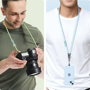 Usams USAMS Uniwersalna smycz do telefonu 1,2m czarny/black ZB282GS01 (US-ZB282) 19