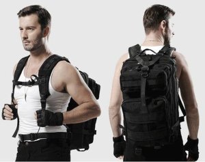 Plecak turystyczny Trizand 23089 26 l Czarny 14