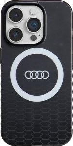 Audi Audi IML Big Logo MagSafe Case iPhone 14 Pro 6.1" czarny/black hardcase AU-IMLMIP14P-Q5/D2-BK 1