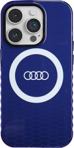 Audi Audi IML Big Logo MagSafe Case iPhone 14 Pro 6.1" niebieski/navy blue hardcase AU-IMLMIP14P-Q5/D2-BE 1