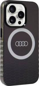 Audi Audi IML Big Logo MagSafe Case iPhone 15 Pro 6.1" czarny/black hardcase AU-IMLMIP15P-Q5/D2-BK 17