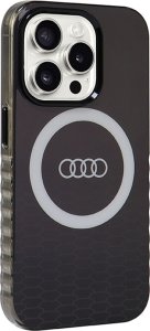 Audi Audi IML Big Logo MagSafe Case iPhone 15 Pro 6.1" czarny/black hardcase AU-IMLMIP15P-Q5/D2-BK 6