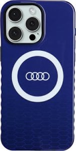 Audi Audi IML Big Logo MagSafe Case iPhone 15 Pro Max 6.7" niebieski/navy blue hardcase AU-IMLMIP15PM-Q5/D2-BE 1