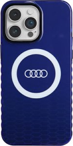 Audi Audi IML Big Logo MagSafe Case iPhone 14 Pro Max 6.7" niebieski/navy blue hardcase AU-IMLMIP14PM-Q5/D2-BE 1