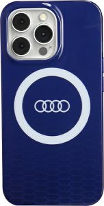 Audi Audi IML Big Logo MagSafe Case iPhone 13 Pro / 13 6.1" niebieski/navy blue hardcase AU-IMLMIP13P-Q5/D2-BE 1