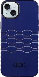 Audi Audi IML MagSafe Case iPhone 15 Plus / 14 Plus 6.7" niebieski/navy blue hardcase AU-IMLMIP15M-A6/D3-BE 1