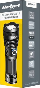 Latarka Rebel Akumulatorowa latarka LED Rebel 10 W 8