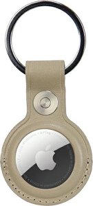 Audi Audi etui Synthetic Leather AirTag beżowy/beige AU-ATKR-Q3/D1-BG 1