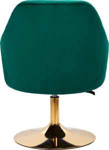 Activeshop 4Rico fotel obrotowy QS-BL14G aksamit zielony 4